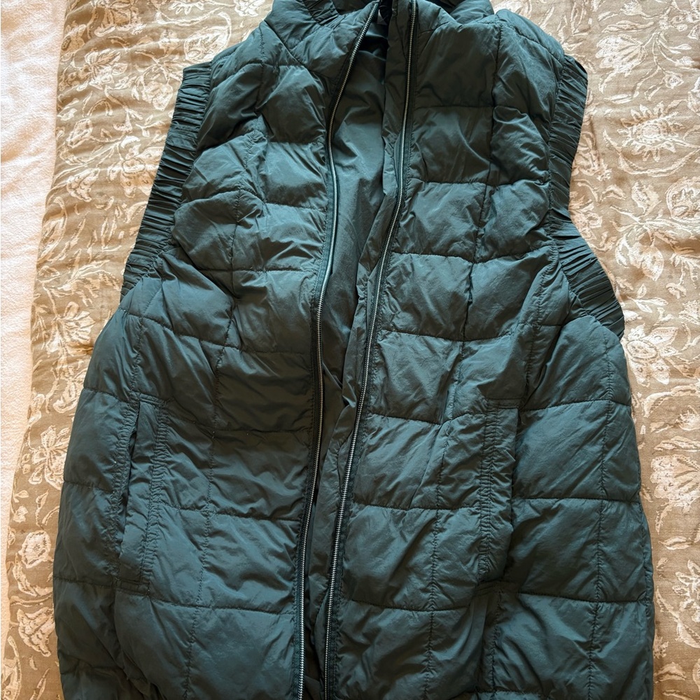 Free People Movement Women’s Quilted Sleeveless Puffer Vest - Dark Teal